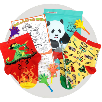 Panda Pals Kids Sock Subscription (Ages 3-7)