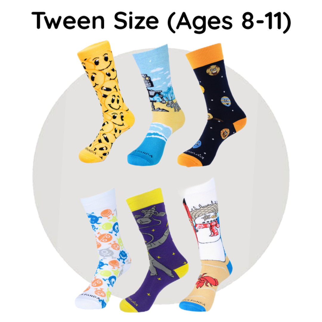 Tween Sock Subscription (Ages 8-11)