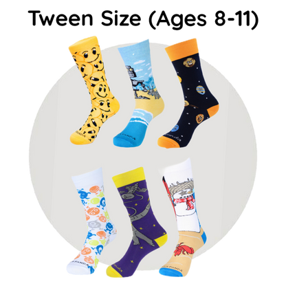 Tween Sock Subscription (Ages 8-11)