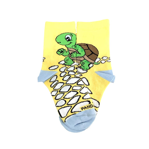 Slow & Steady Turtle Socks (Ages 3-7)