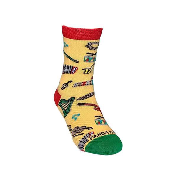 Fun Music Instruments Socks (Ages 3-7) from the Sock Panda