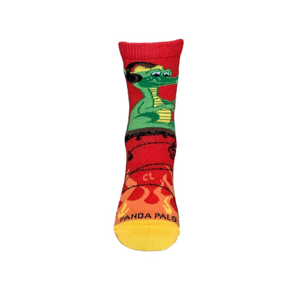 Music Dragon on Fire Socks (Ages 3-7) from the Sock Panda