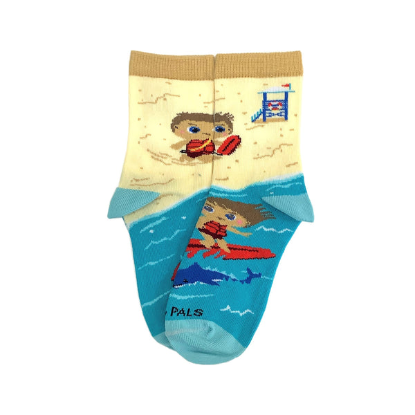 The Hero The "Lifeguard" Socks (Ages 3-7) from the Sock Panda