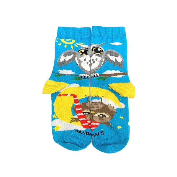 Day and Night Owls Socks (Ages 3-7) from the Sock Panda