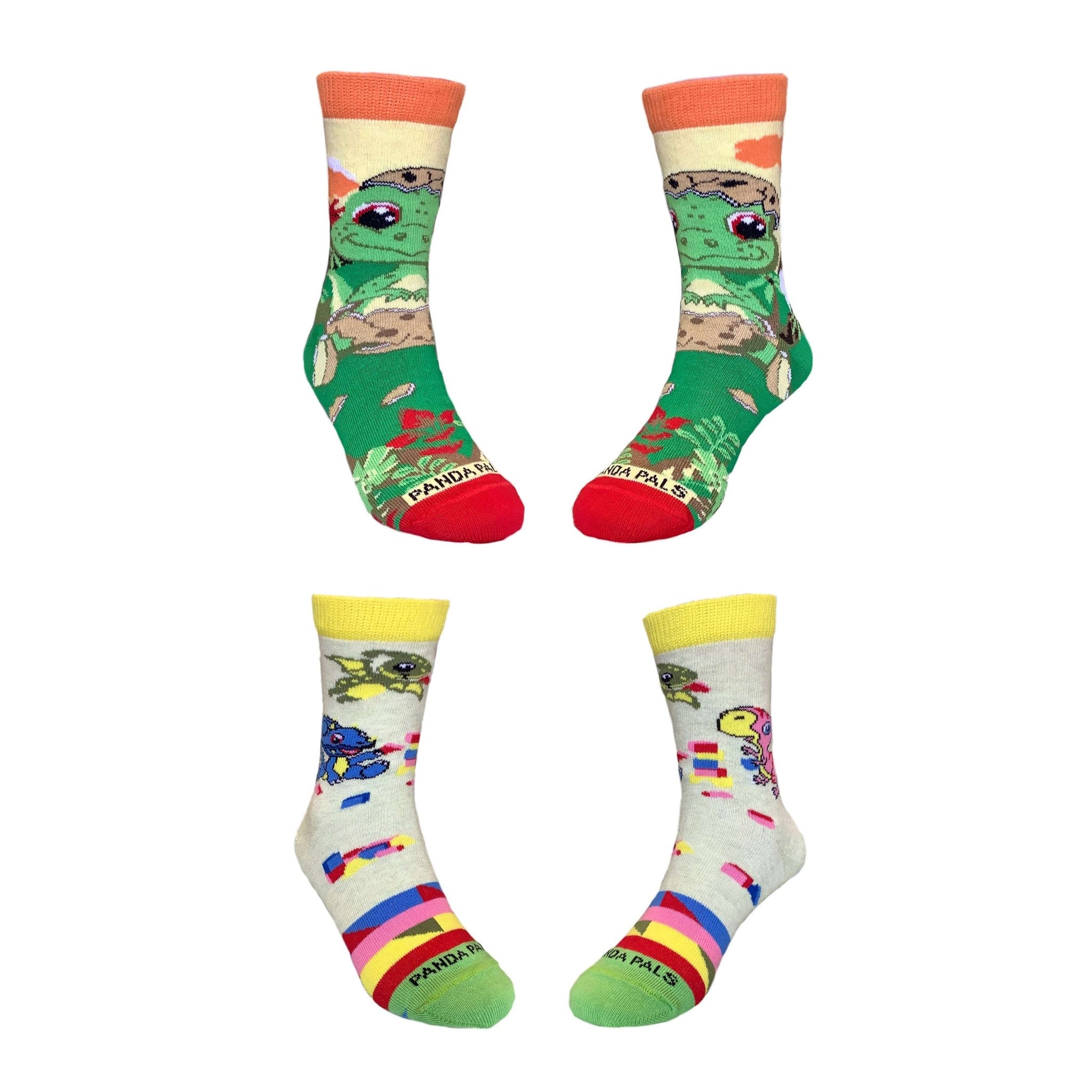 Baby Dinosaurs Socks (Set of Two) (Ages 3-7)