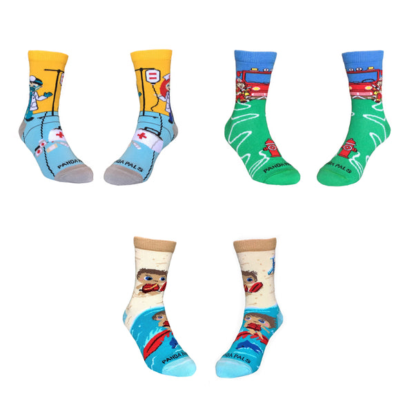 The Hero Pack - 3 pairs (Ages 3-7) from the Sock Panda