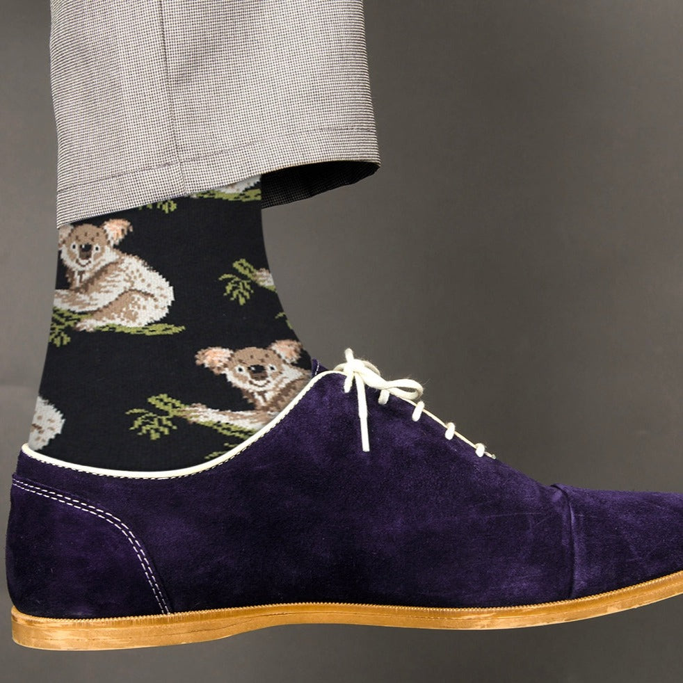 Koala Socks from the Sock Panda (Adult Large - Men's Shoe Sizes 8-12)