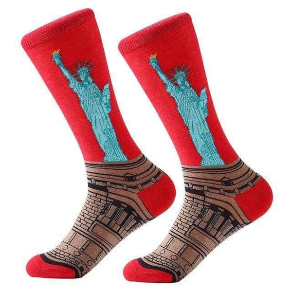 Statue of Liberty Socks (Adult Large) from the Statue of Liberty