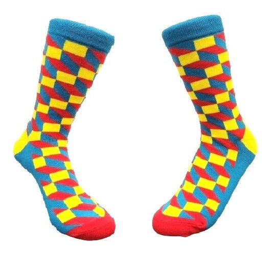 Three Dimensional (3D) Patterned Socks from the Sock Panda (Adult Medium)