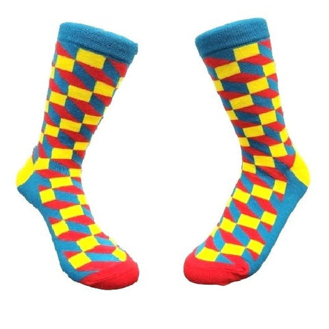 Three Dimensional (3D) Patterned Socks from the Sock Panda (Adult Medium - Women's Shoe Sizes 5-10)