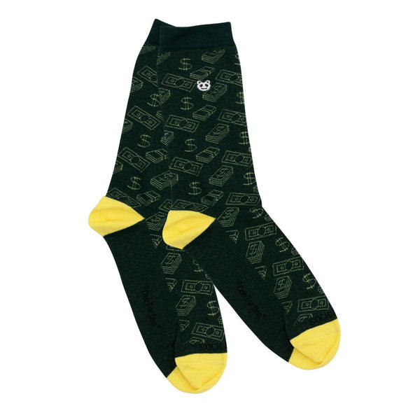 Money Socks from the Sock Panda (Adult Medium)