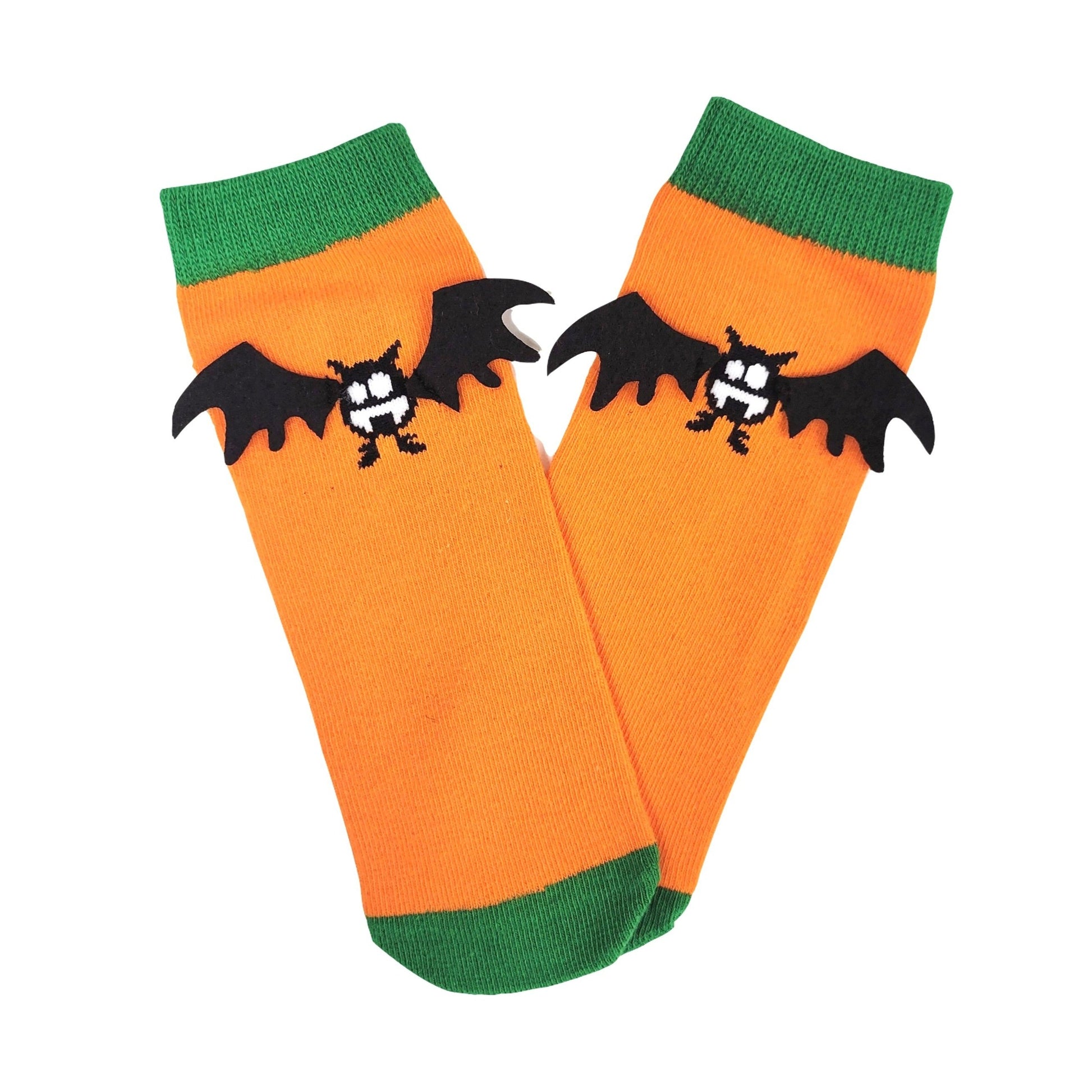 Winged Bat Socks for Kids (Ages 3-5)