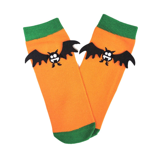 Winged Bat Socks for Kids (Ages 3-5)