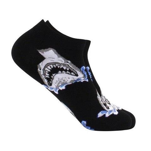 Shark Head Patterned Socks (Adult Medium - Women's Shoe Sizes 5-10)