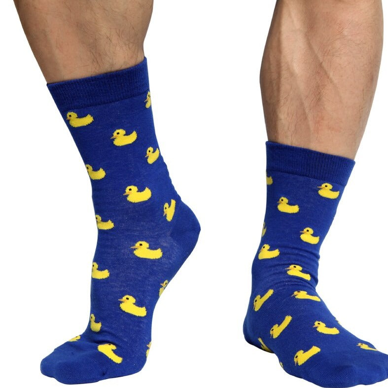 Duck Pattern Socks from the Sock Panda (Adult Large - Men's Shoe Sizes 8-12)