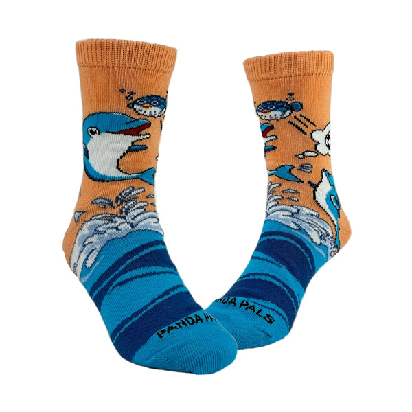 Dolphins and Soccer Socks from the Sock Panda (Ages 3-7)
