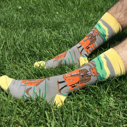 Fox Guarding the Henhouse Socks - Sock Panda