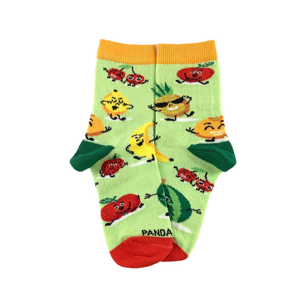 Super Happy Fruit Pattern Socks from the Sock Panda (Ages 3-7)
