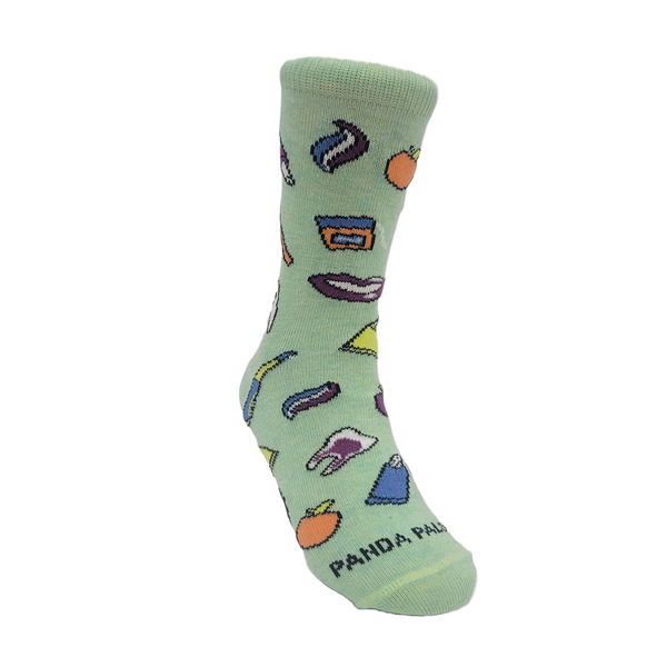 Brush your Teeth Socks for Kids from the Sock Panda (Ages 3-7)