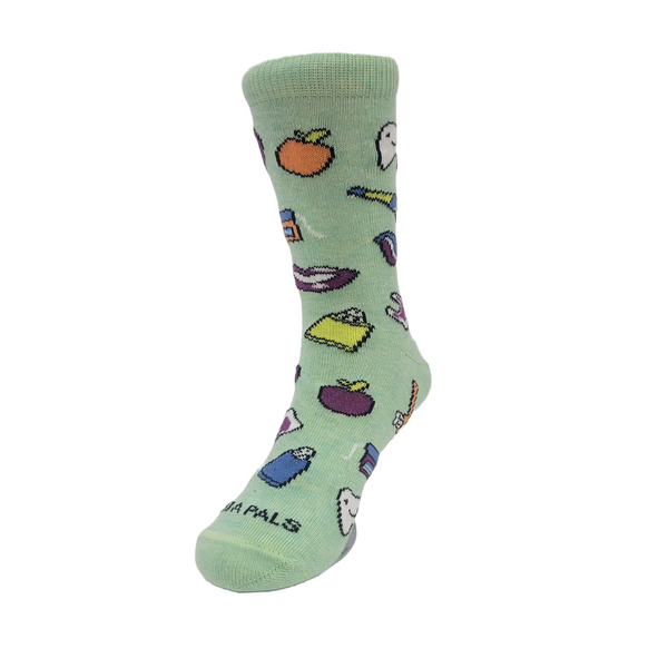 Brush your Teeth Socks for Kids from the Sock Panda (Ages 3-7)