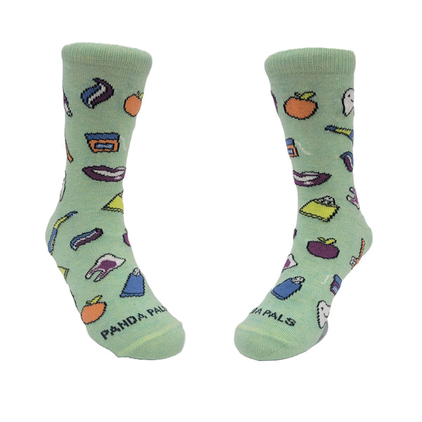 Brush your Teeth Socks for Kids from the Sock Panda (Ages 3-7)