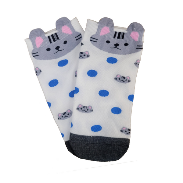 Adorable Animal Ankle Socks (Adult Medium)