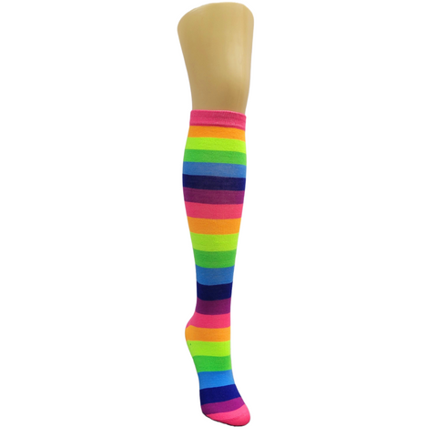 Rainbow Stripe Pattern Socks from the Sock Panda (Knee High)