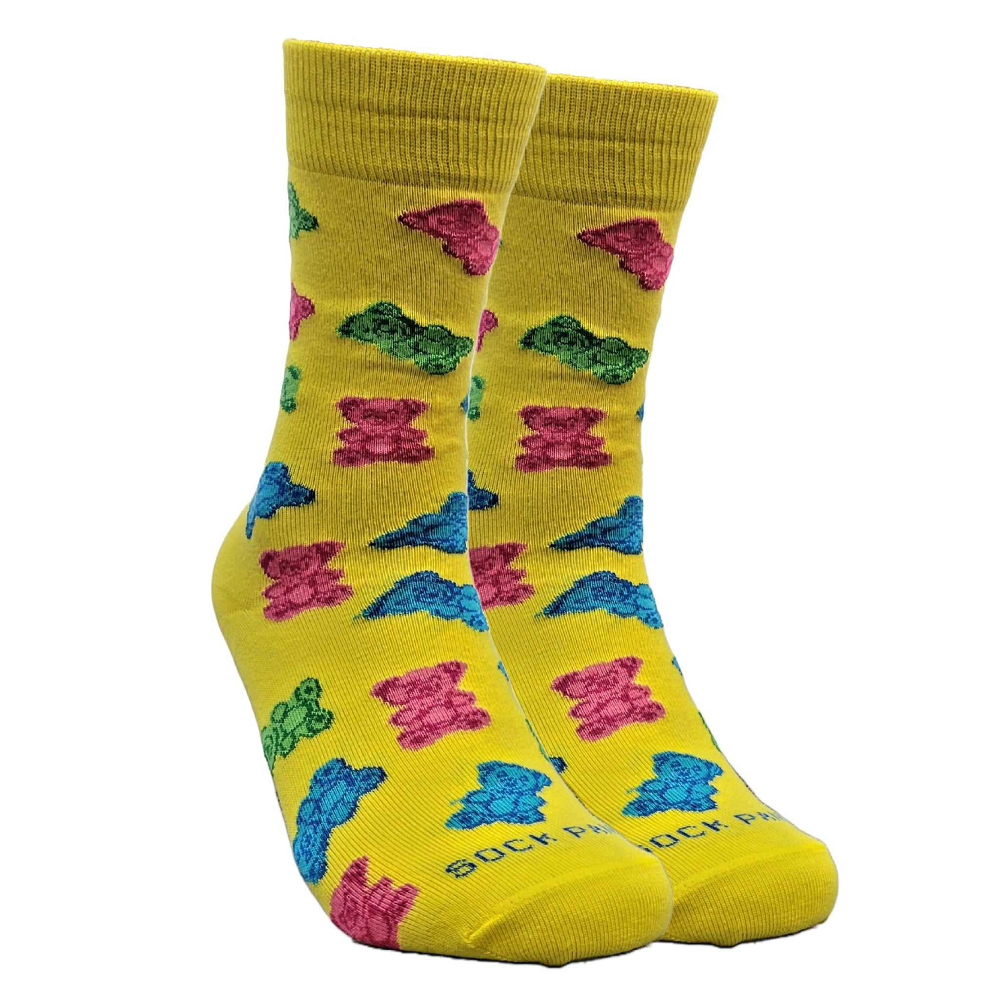 Gummy Bear Pattern Socks from the Sock Panda (Adult Small -  Shoe Sizes 2-5)
