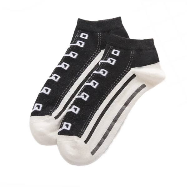 Converse Style Sneaker Ankle Socks (Adult Medium)