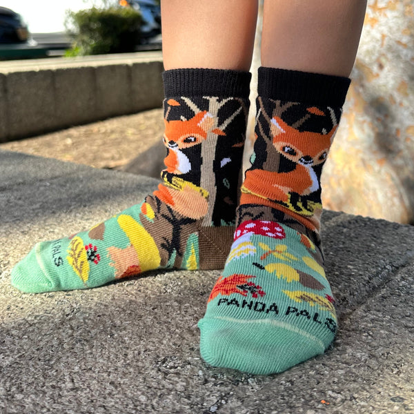 Fox in the Woods Socks from the Sock Panda (Ages 3-7)