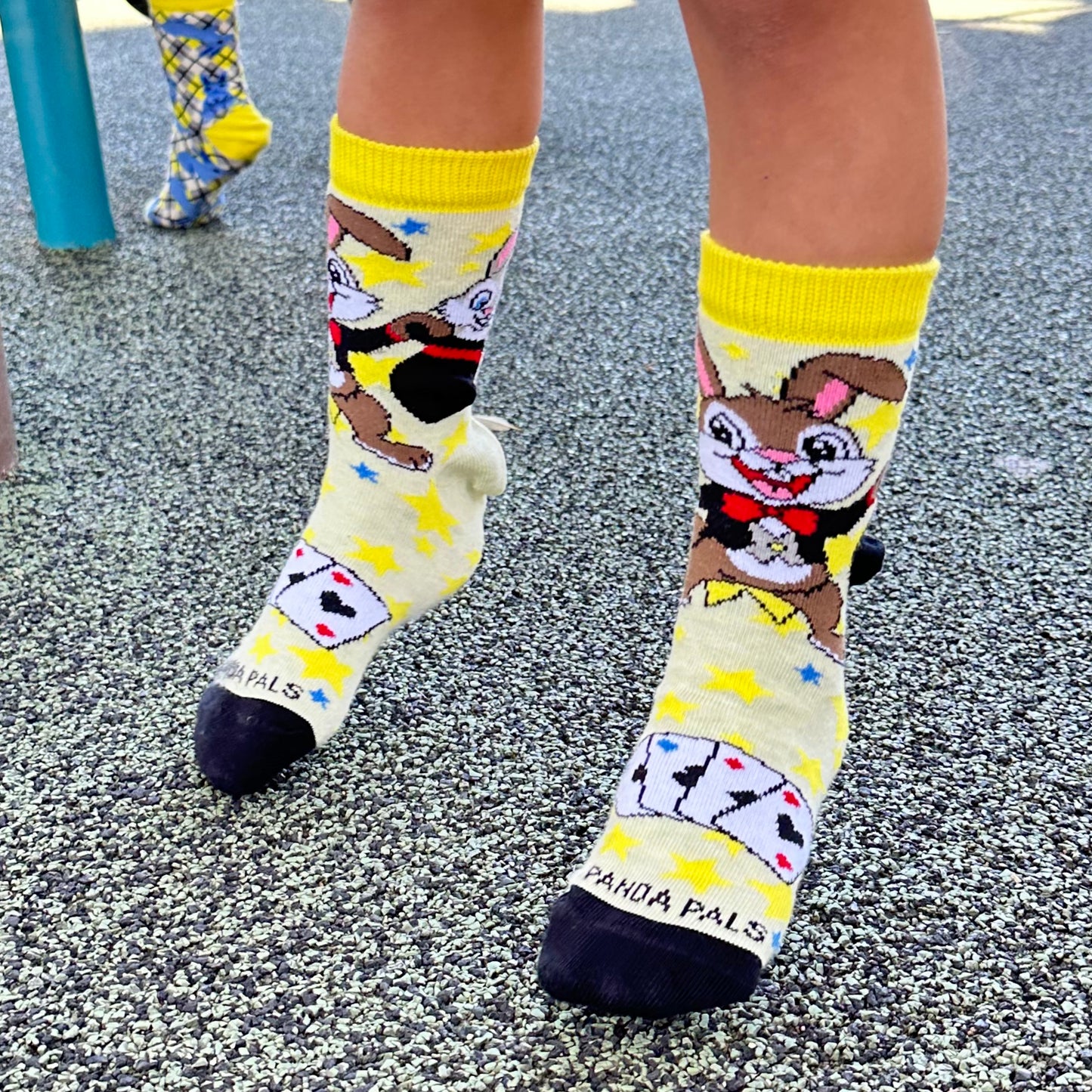 Rabbit Magician Socks from the Sock Panda (Ages 3-7)