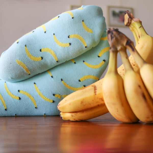 Banana Socks from the Sock Panda