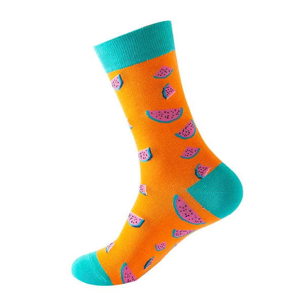 Watermelon Patterned Socks from the Sock Panda (Adult Medium)
