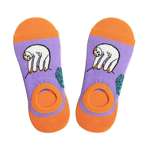 Sloth No Show Liner Socks for Women