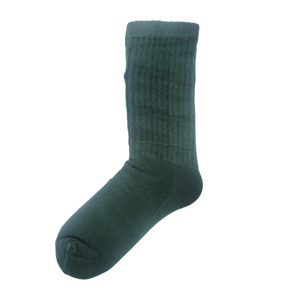 Hunter Green Slouch Socks (Adult Medium)