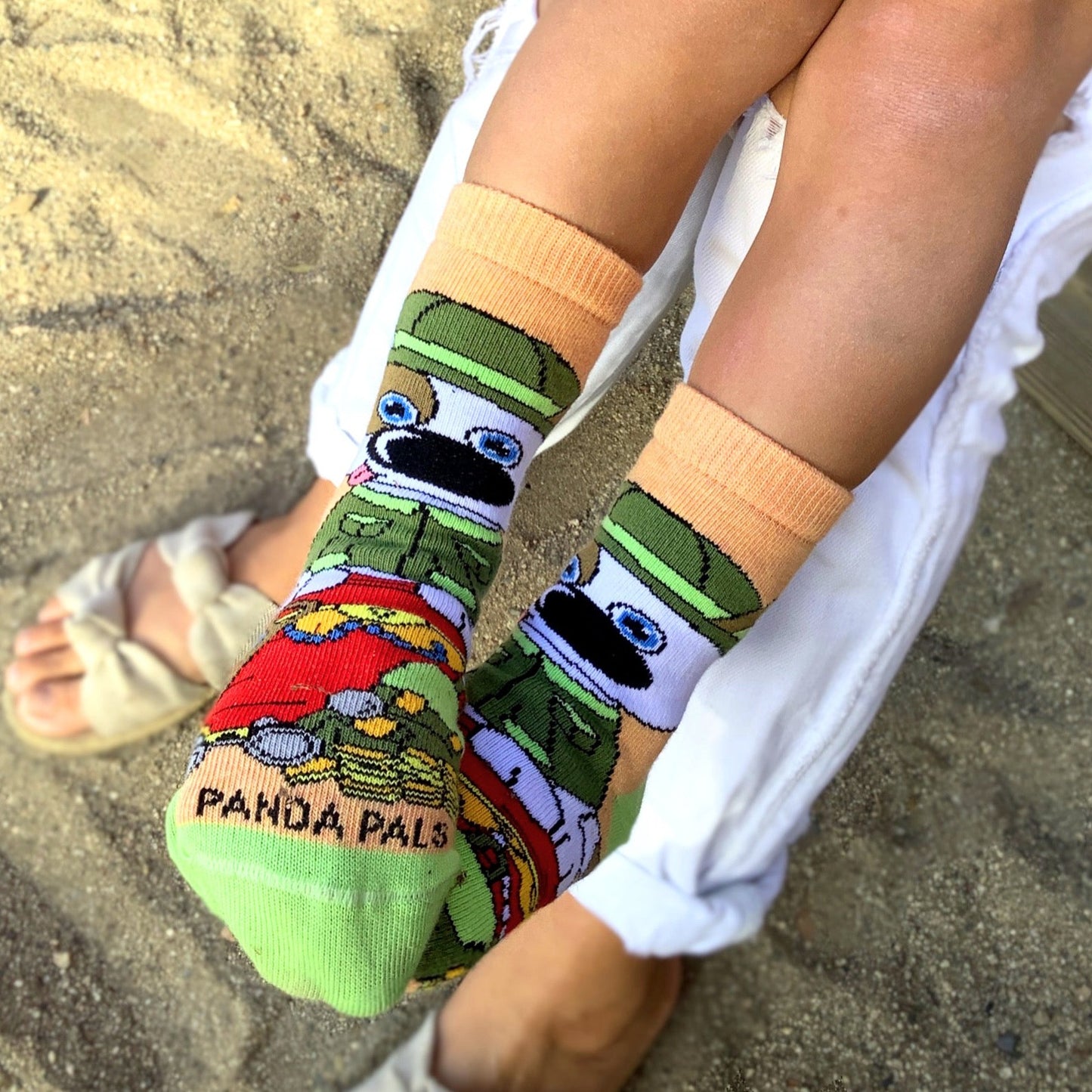 Dog Explorer a Treasure Hunt Sock (Ages 3-7) from the Sock Panda