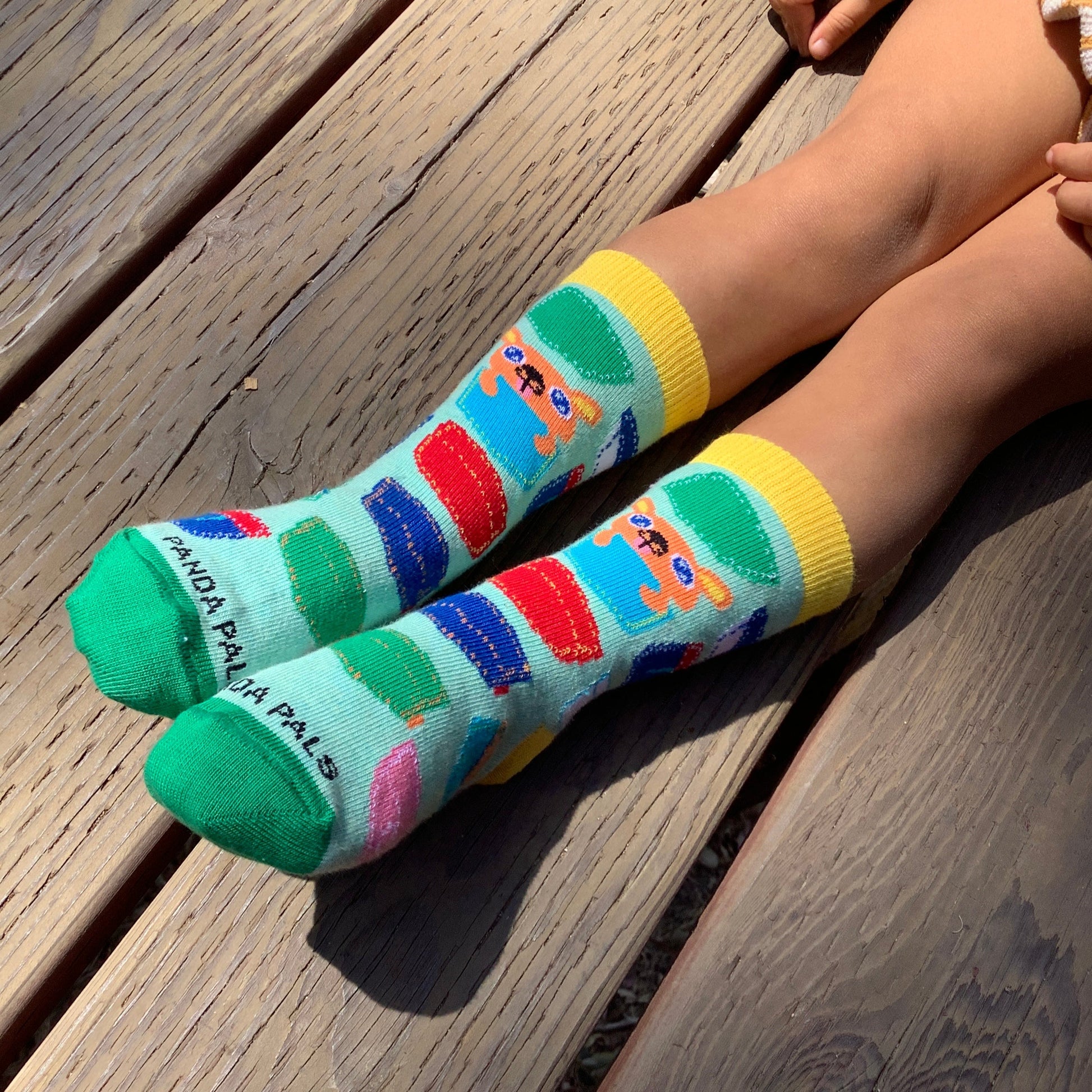 Baby Kangaroo in Pocket Socks (Ages 3-7) from the Sock Panda