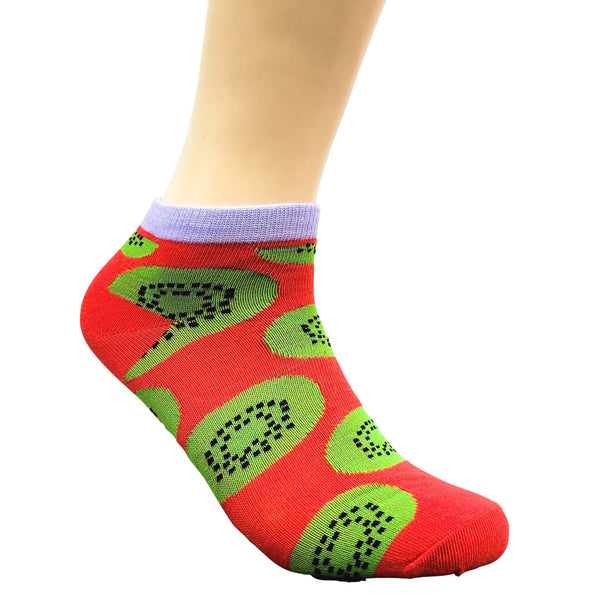 Kiwi Patterned Ankle Socks (Adult Medium)