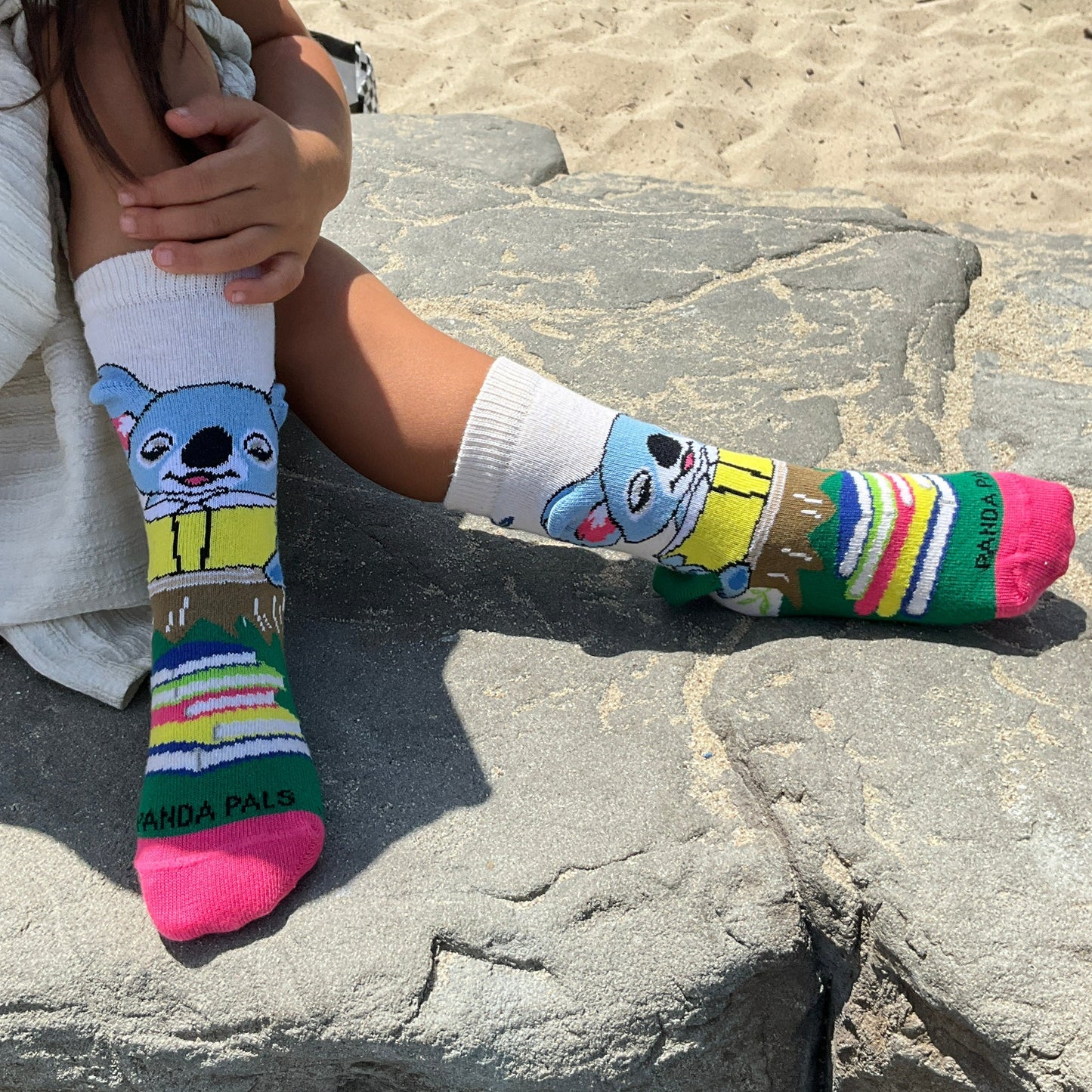 Koala Reading a Book Socks from the Sock Panda (Ages 3-7)