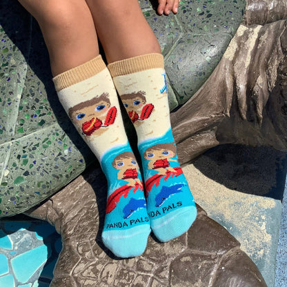 The Hero The "Lifeguard" Socks (Ages 3-7) from the Sock Panda