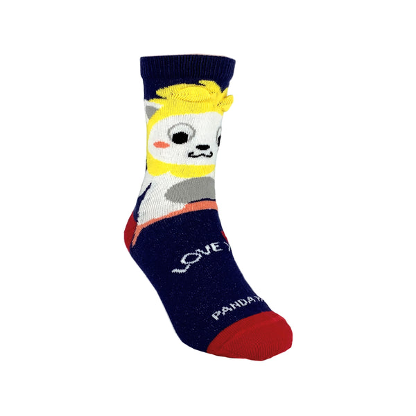 Love Lion Sock (Ages 3-7) from the Sock Panda