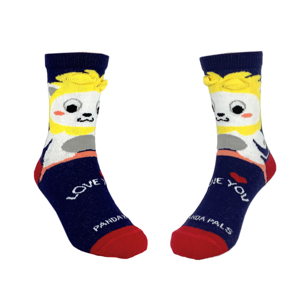 Love Lion Sock (Ages 3-7) from the Sock Panda