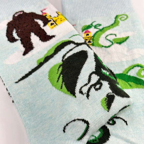 Bigfoot and the Beanstalk Socks from the Sock Panda (Adult Large)