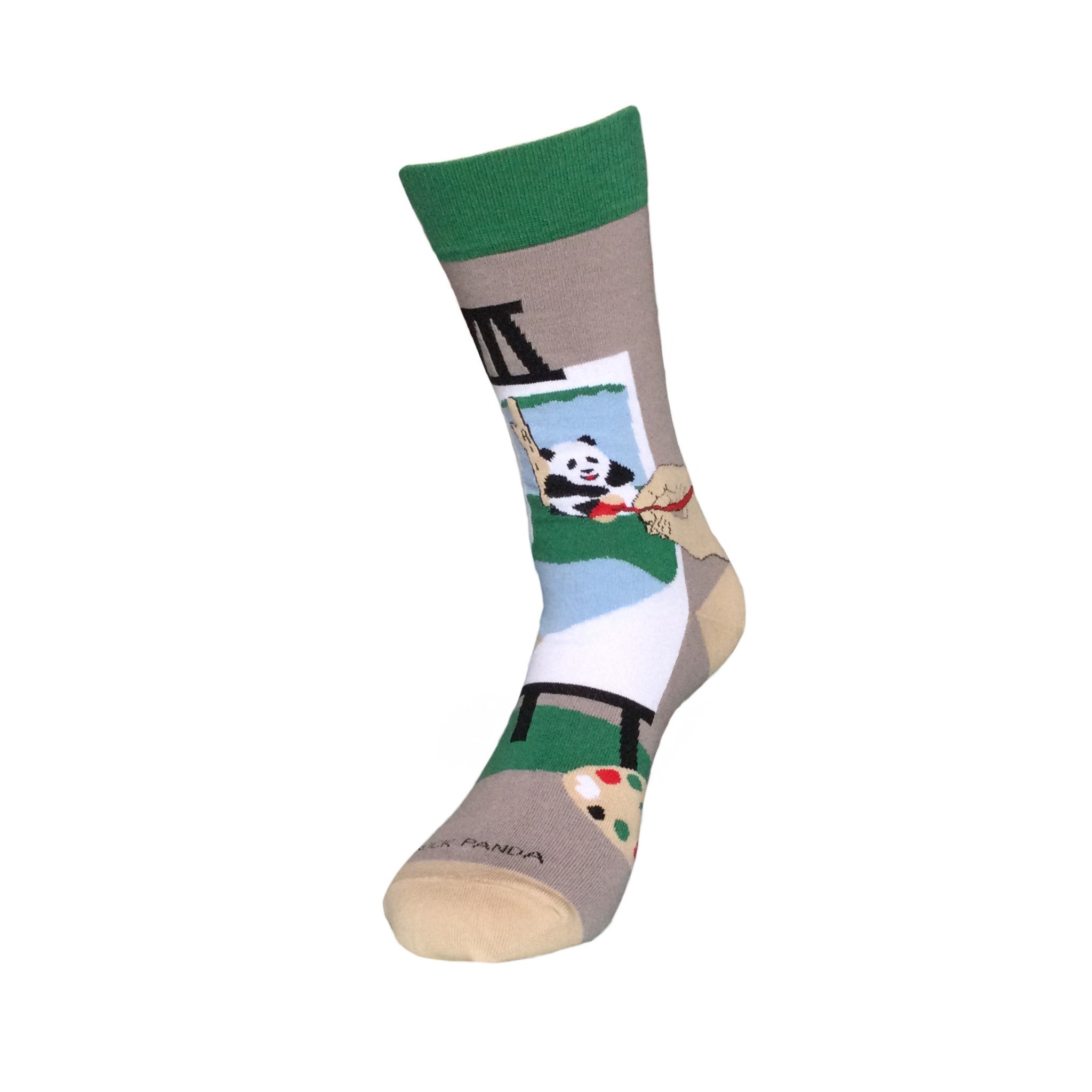 Panda Art on an Easel Socks - The Best Art Sock Ever!