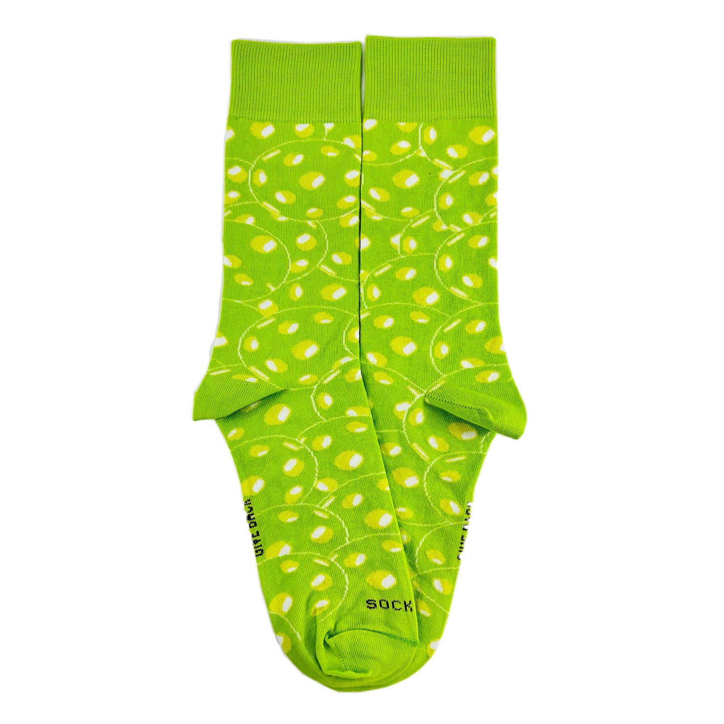 Overlapping Pickleball Pattern Socks from the Sock Panda