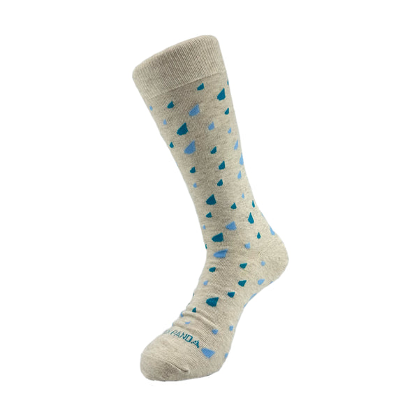 Raindrop Patterned Socks from the Sock Panda (Adult Large)