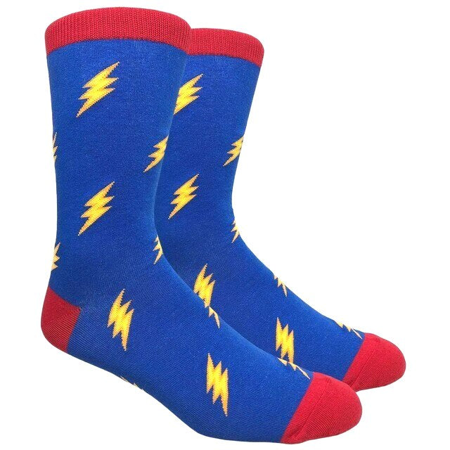 Lightning Bolt Pattern Socks