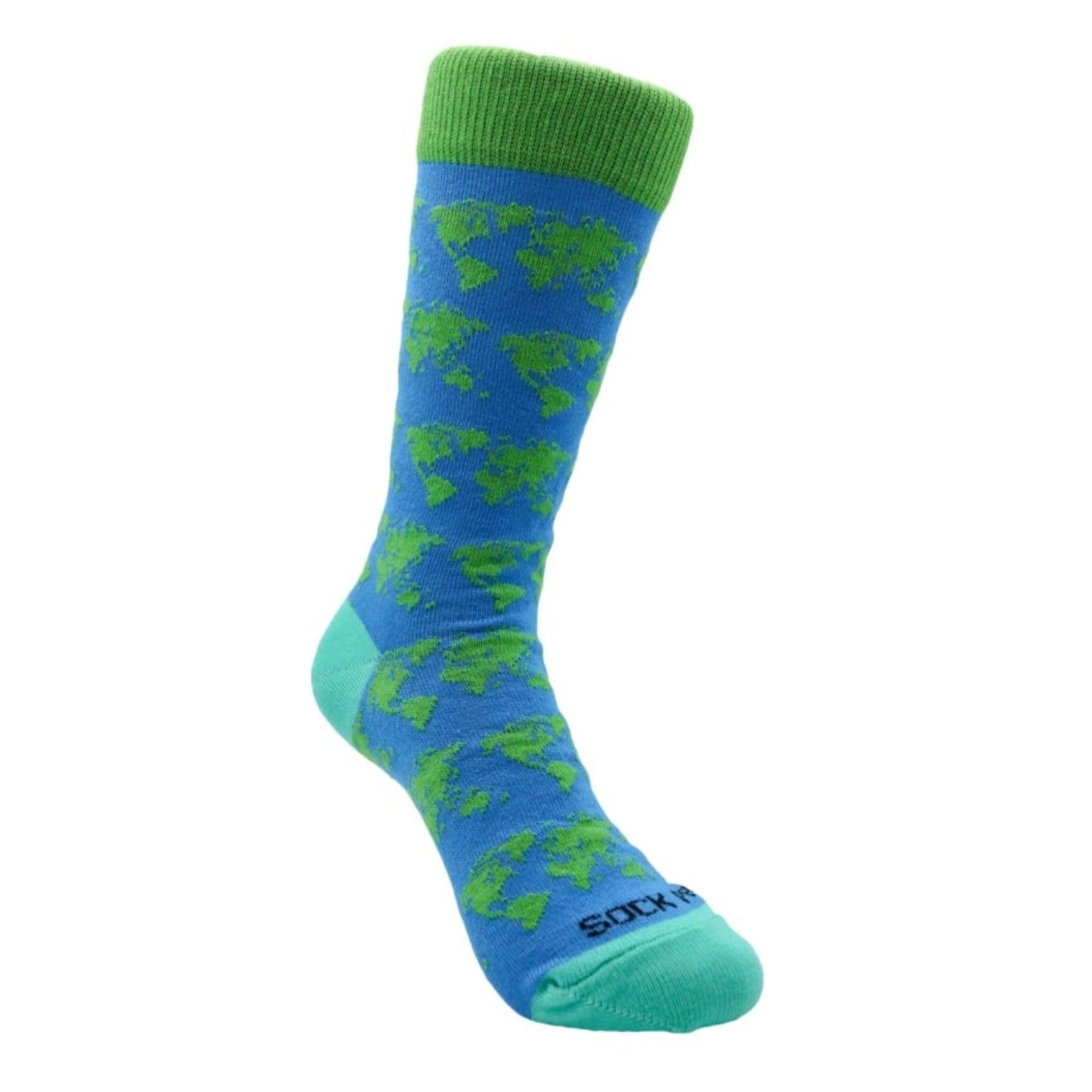 World Map Socks (We Are All In This Together)