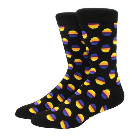 Geometric Sunset Pattern Socks from the Sock Panda (Adult Large)