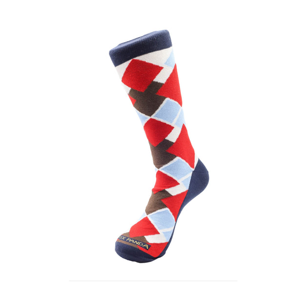 Unique Diamond Argyle Pattern Socks from the Sock Panda